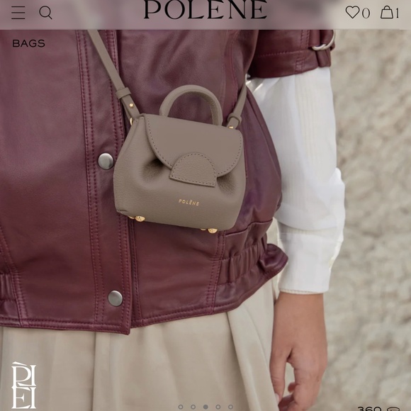 NEW Polène Taupe Numéro Un Micro bag (WITH TAGS) - Picture 1 of 14